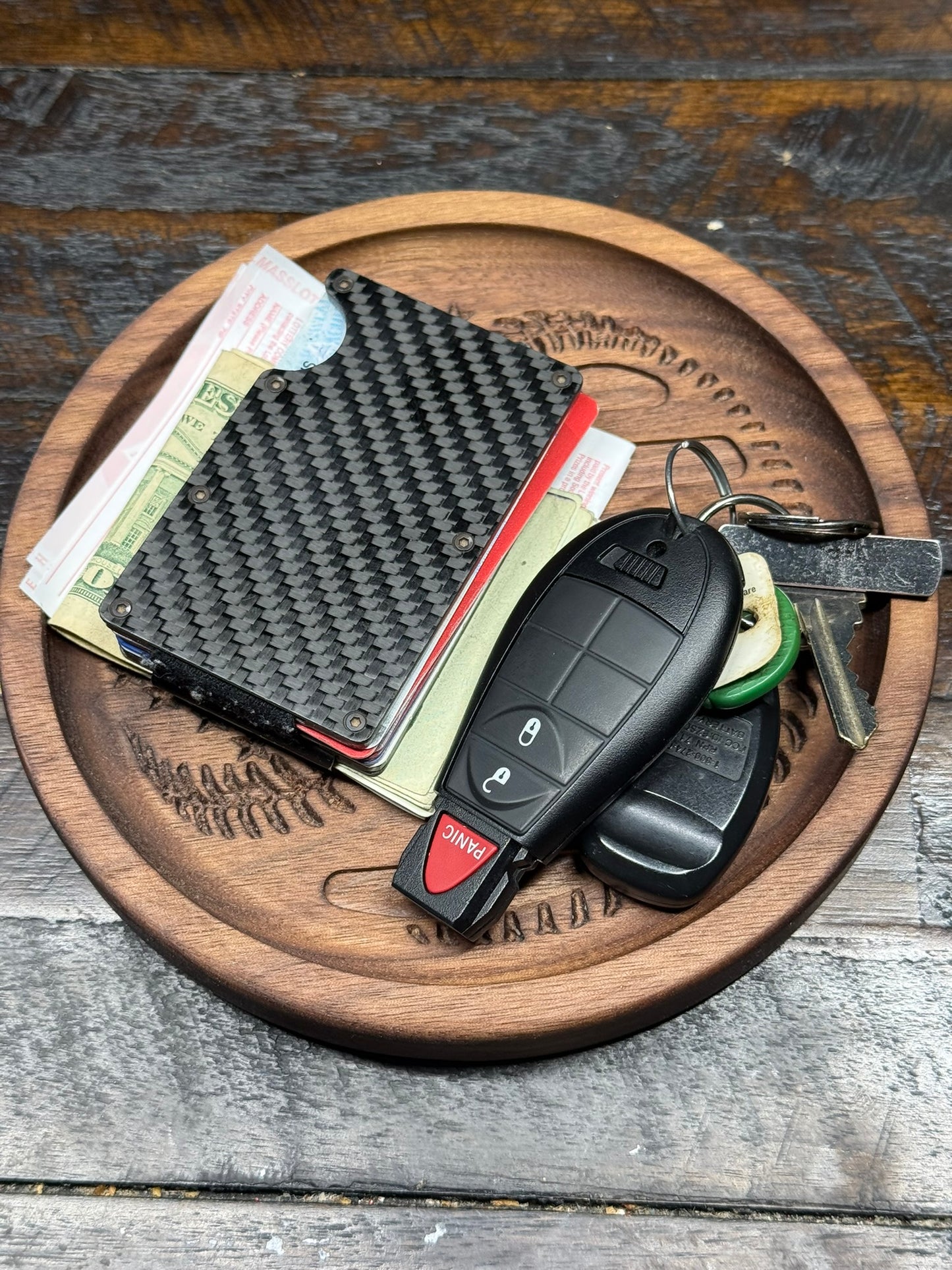 Stars and stripes baseball tray