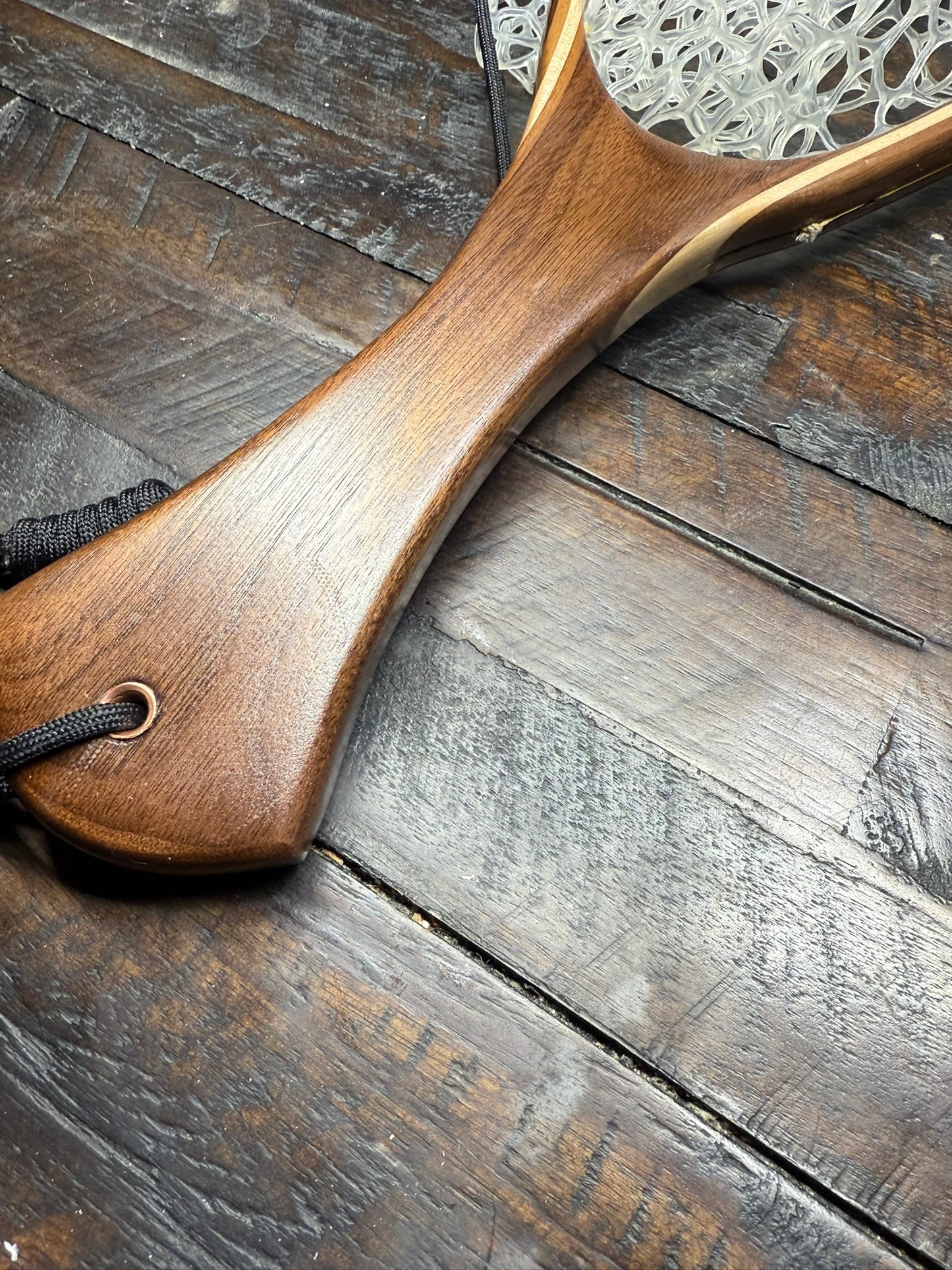 Black Walnut and Maple Fishing Net
