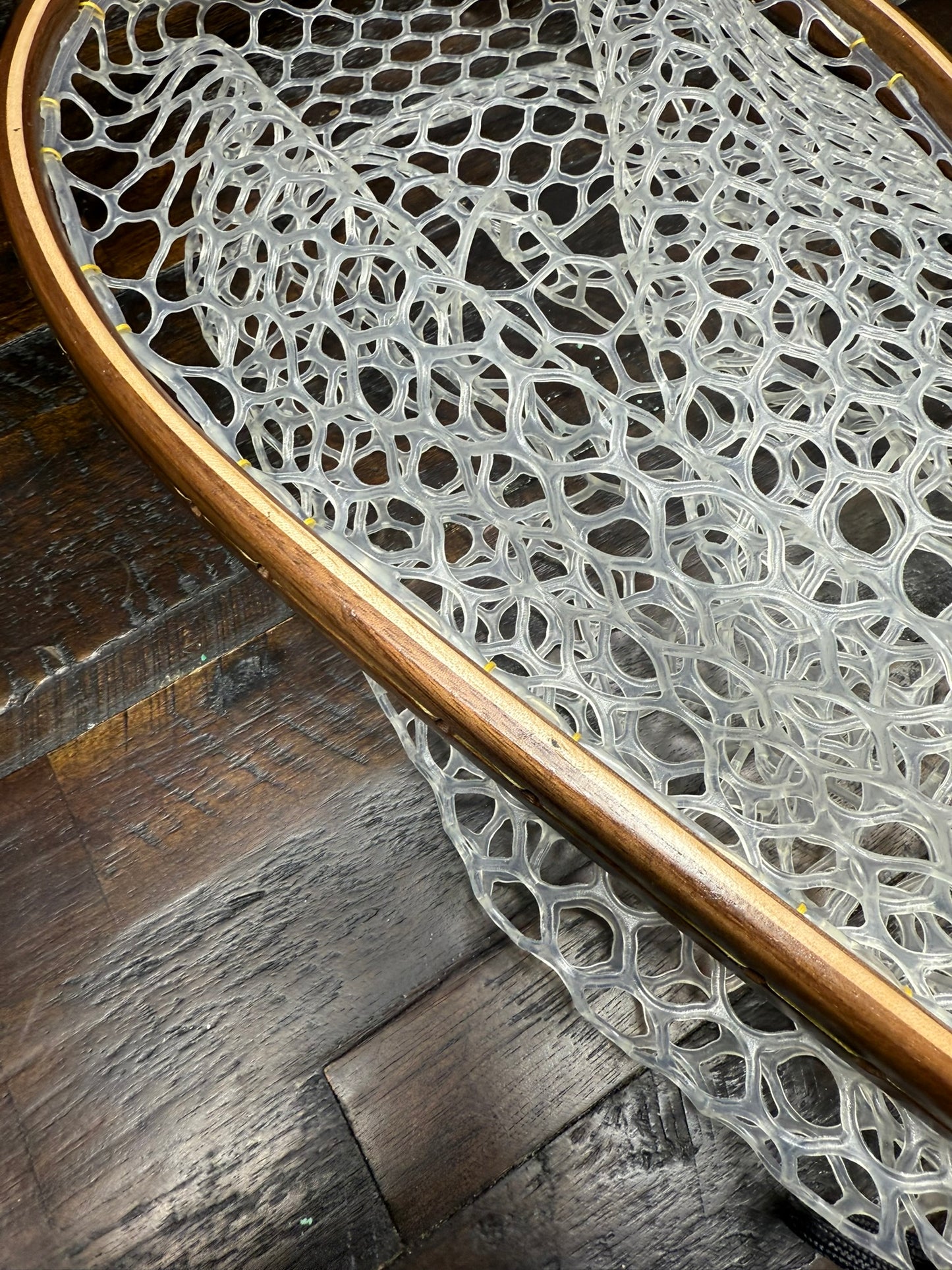Black Walnut and Maple Fishing Net