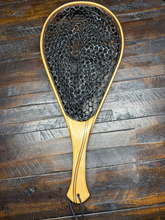 Maple and Black Walnut Fishing Net