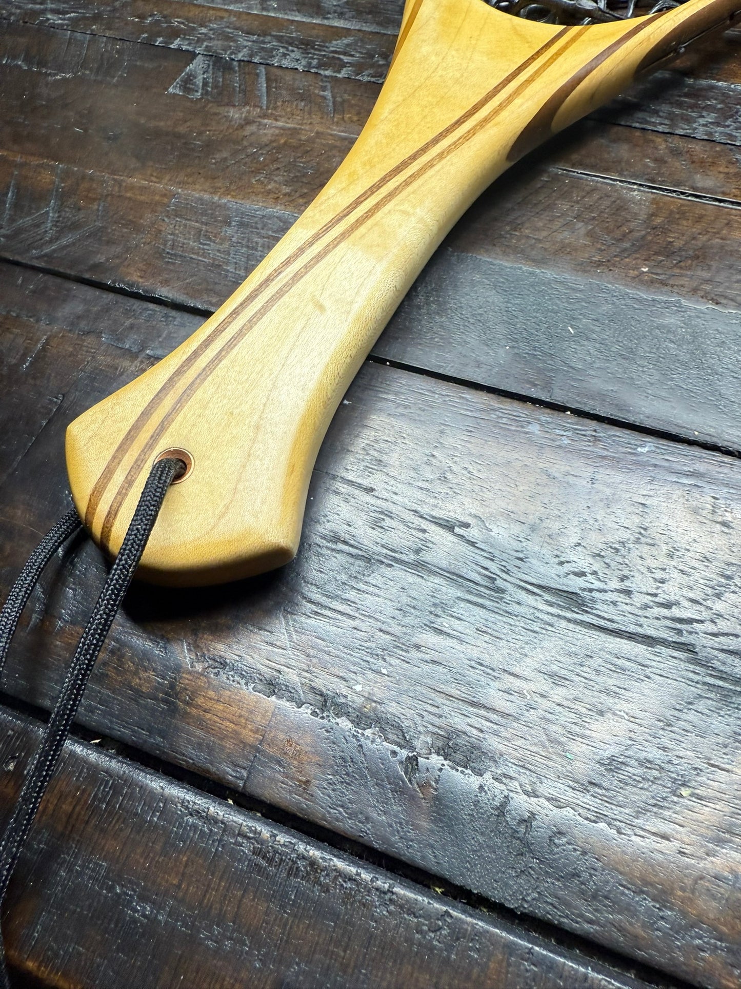 Maple and Black Walnut Fishing Net