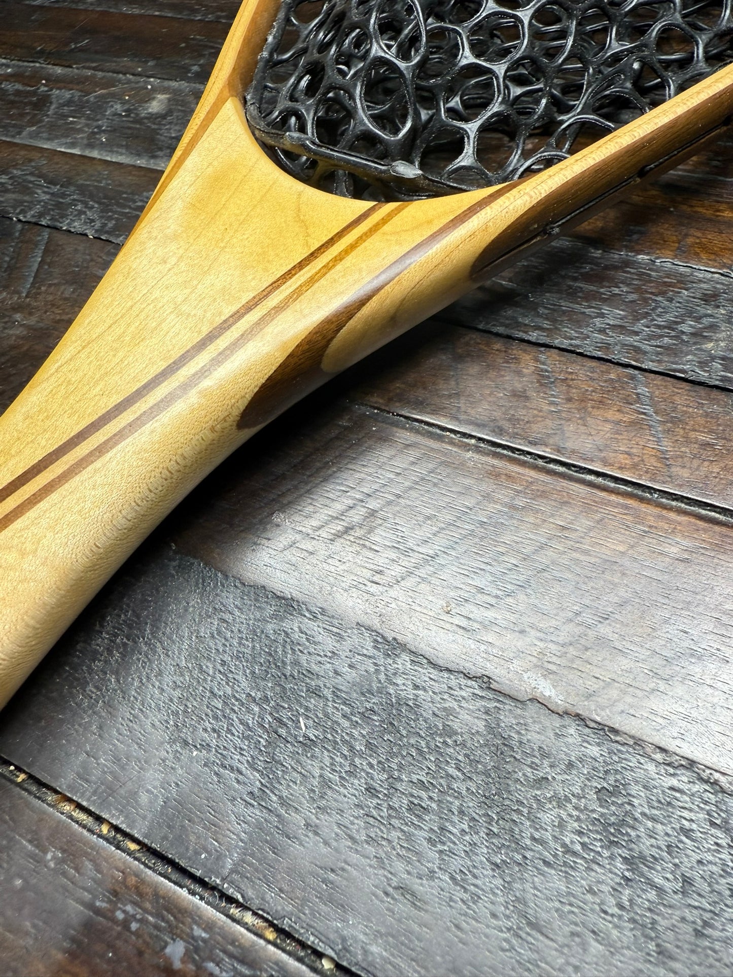 Maple and Black Walnut Fishing Net
