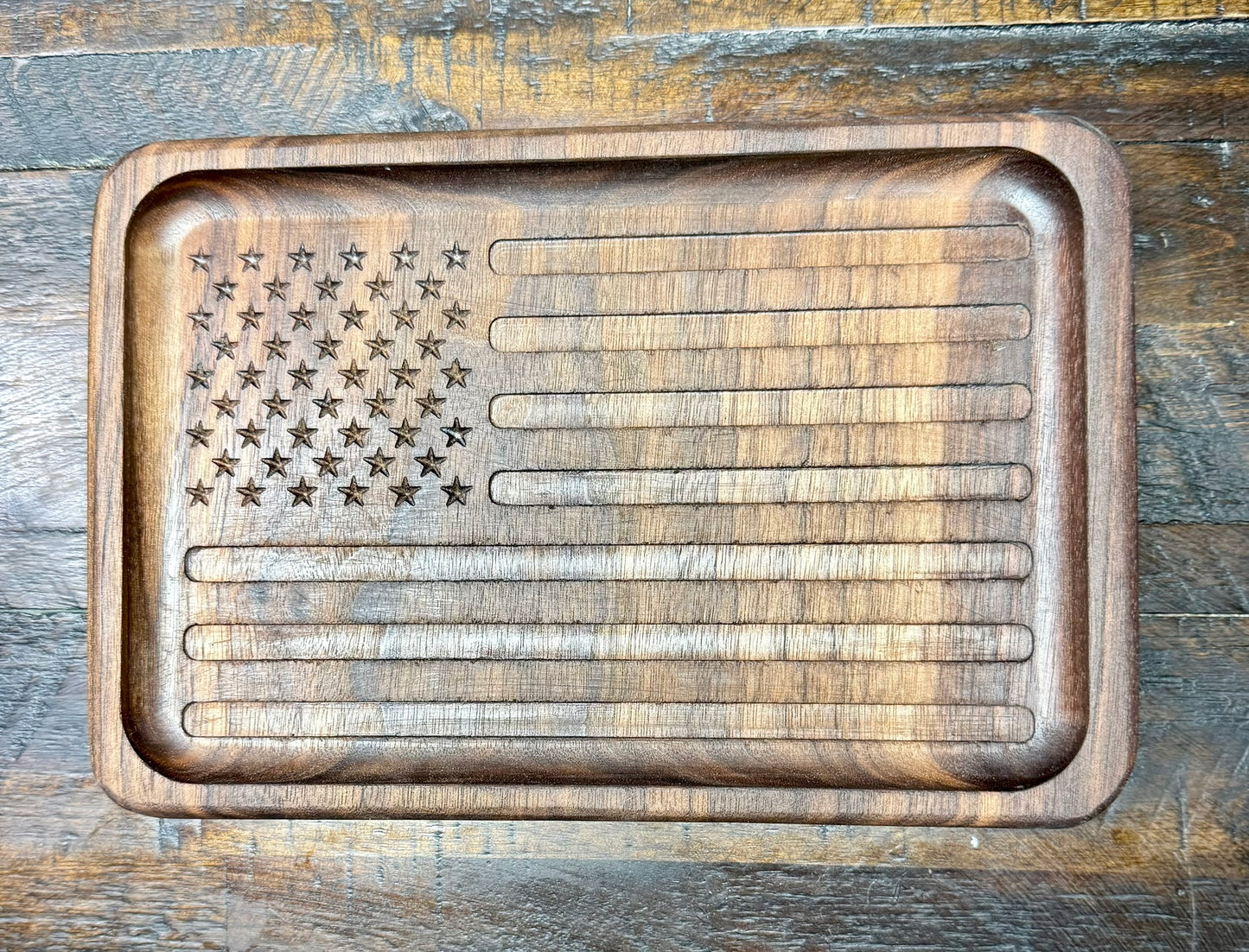 American Flag tray-Medium
