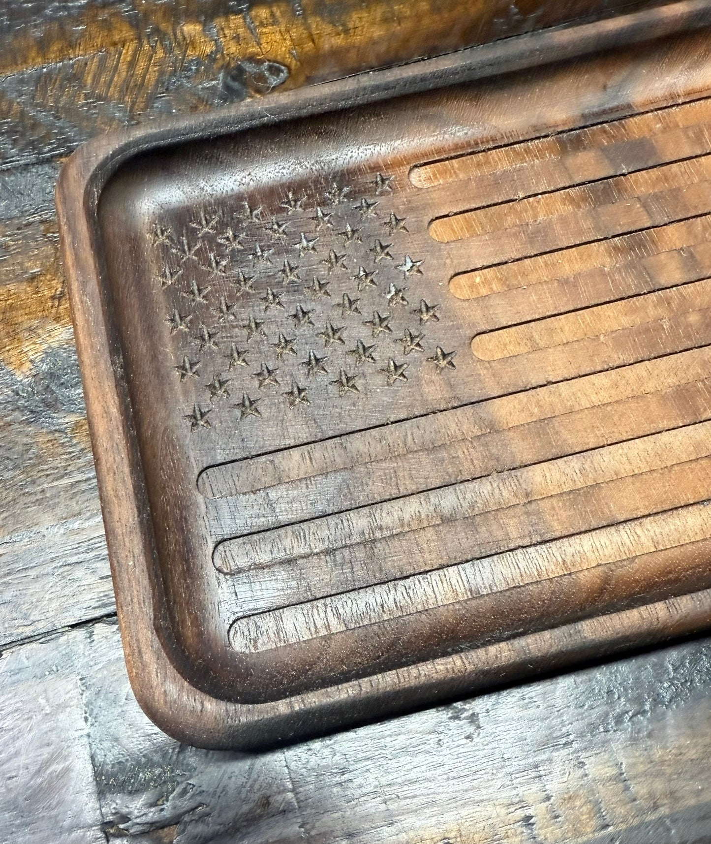 American Flag tray-Medium