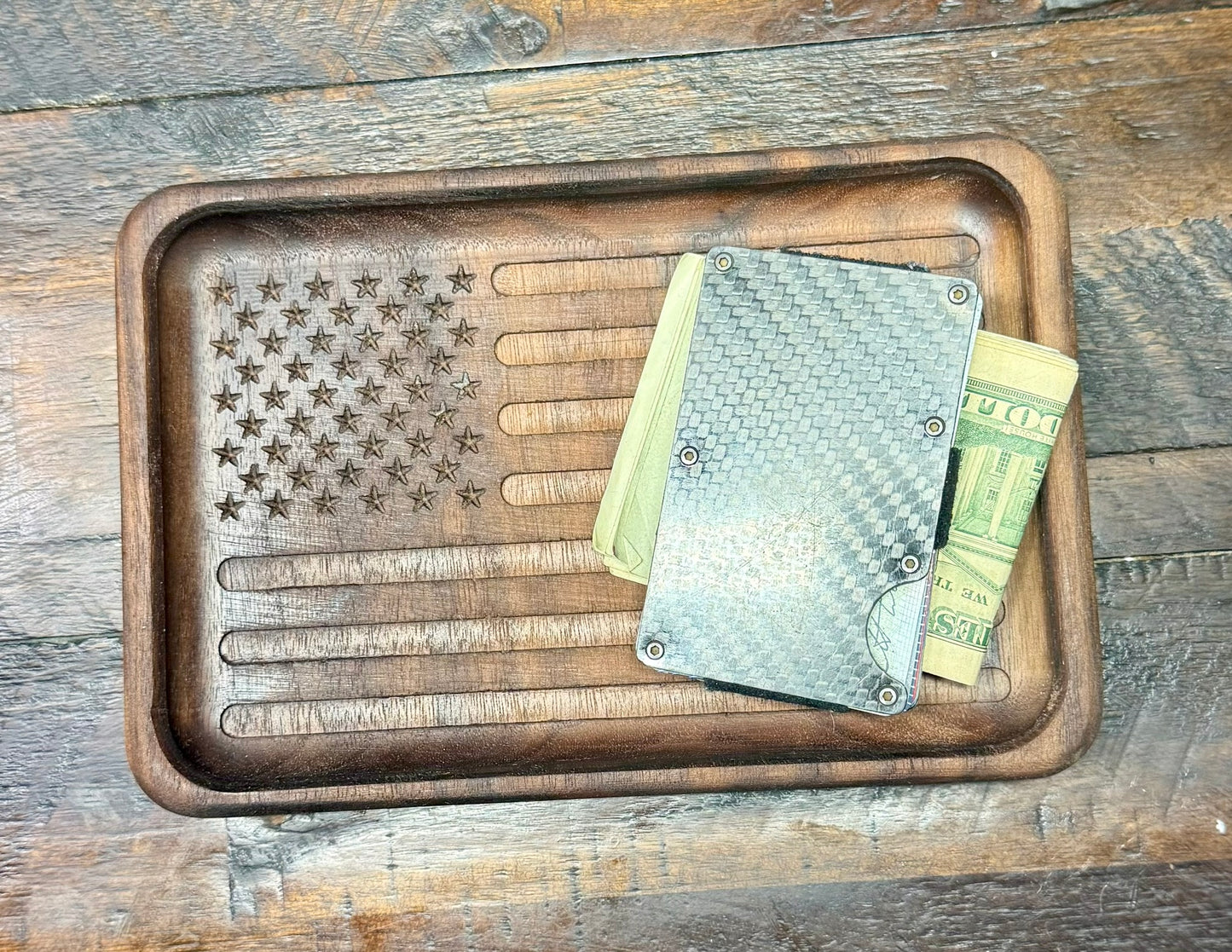 American Flag tray-Medium