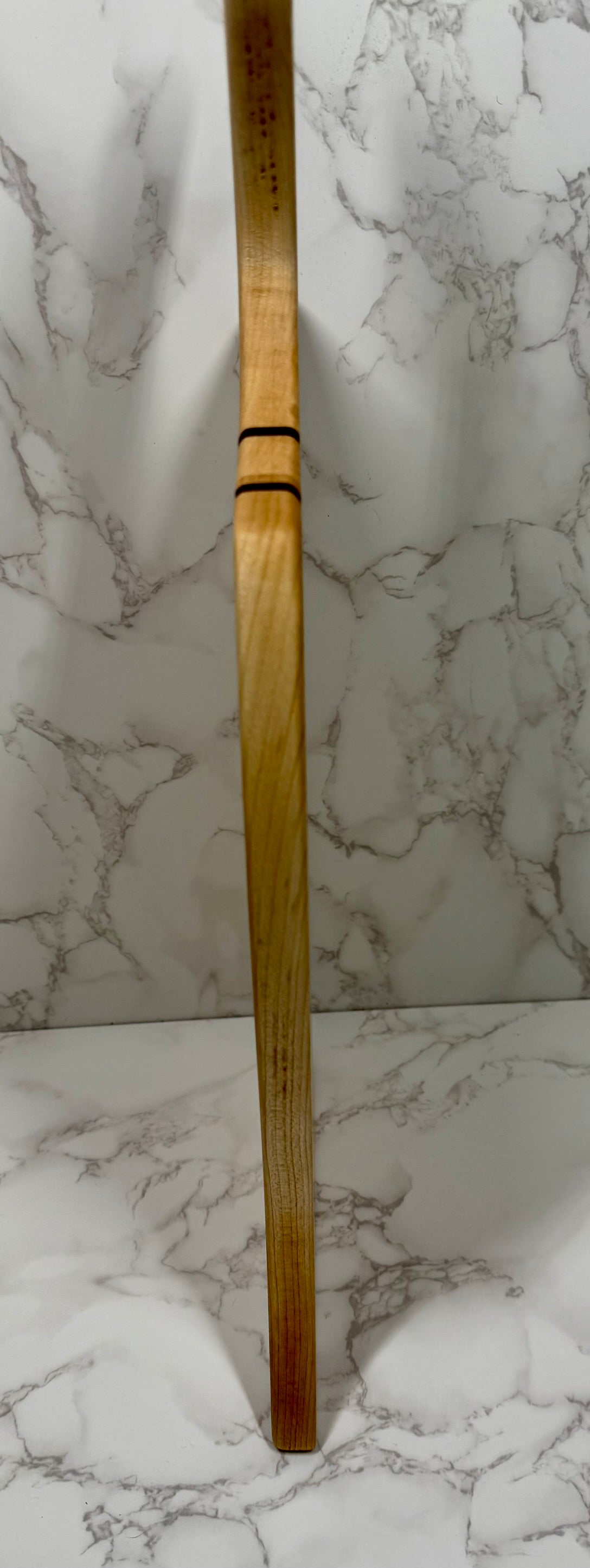 Maple Hardwood with Purple Heart inlay Heart Handle Charcuterie Board