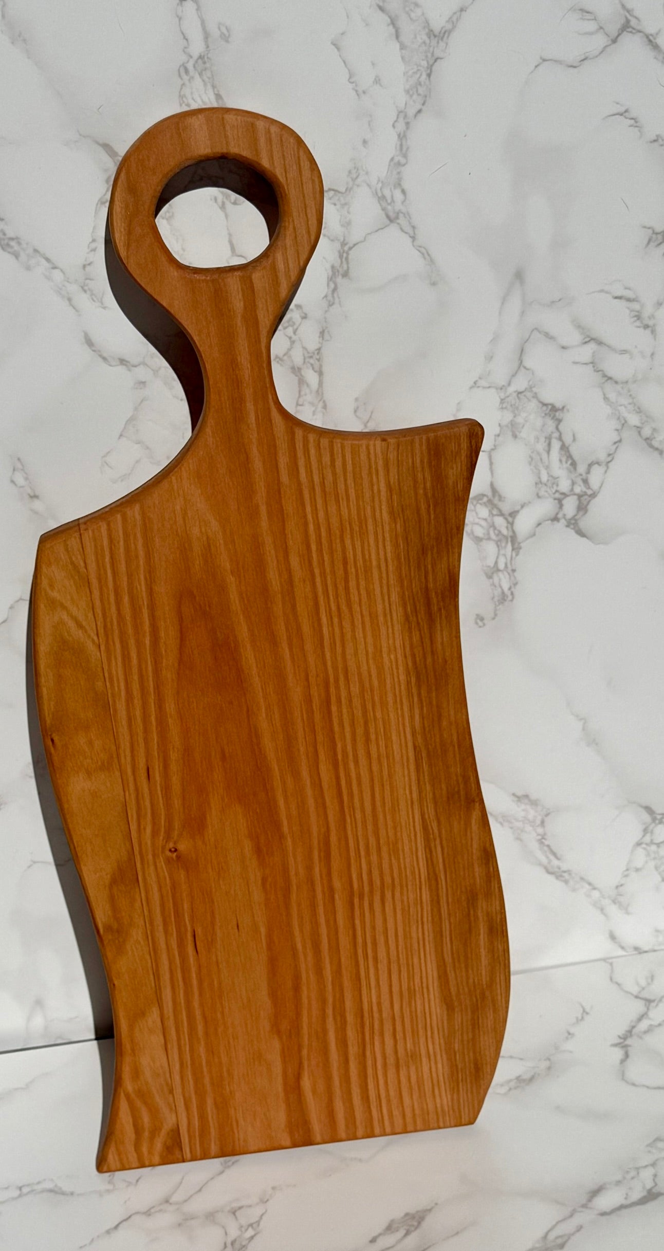 Cherry Charcuterie board w/ Circle handle 19"L x 8"W