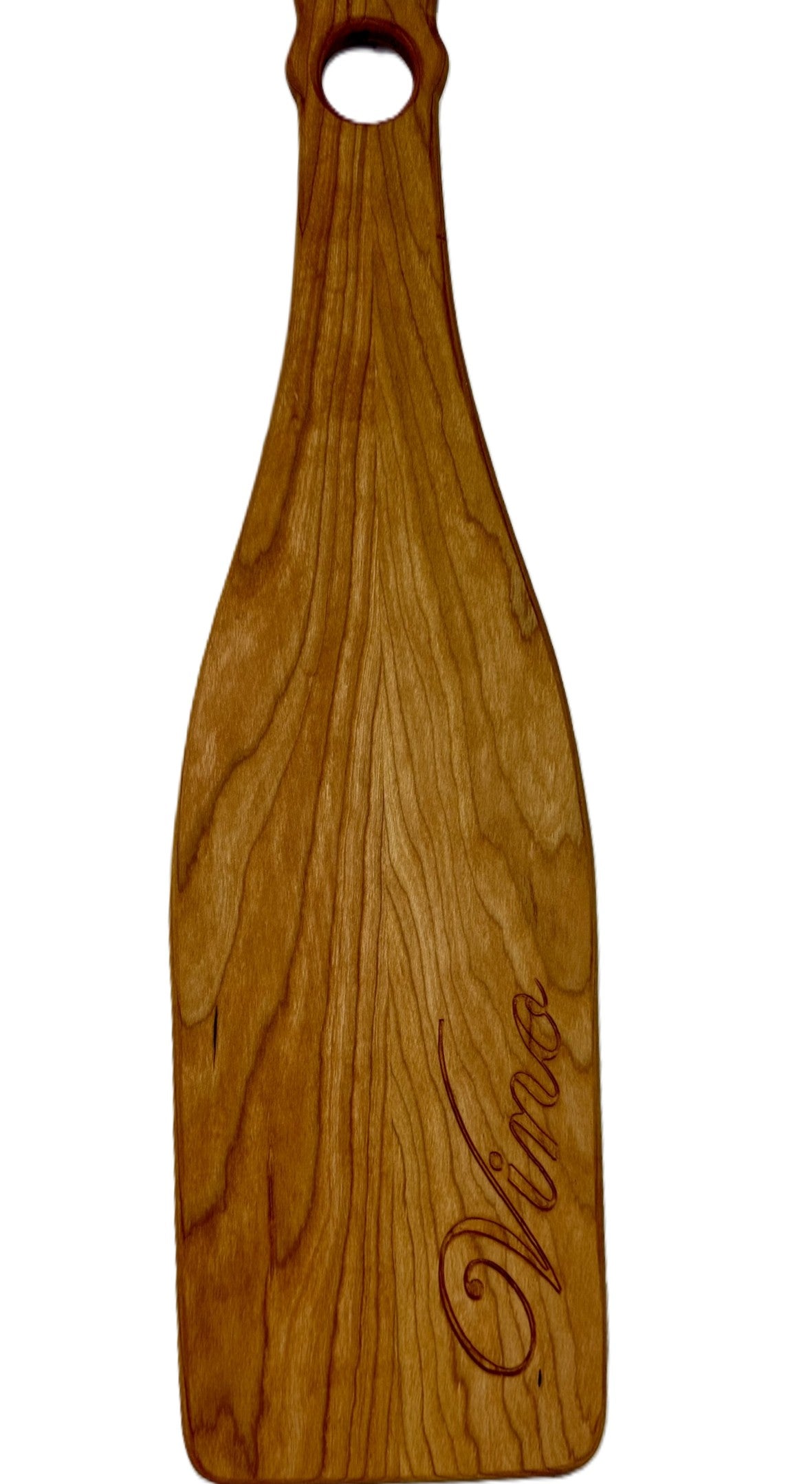 Wine Bottle Charcutrie Board- CherryWood