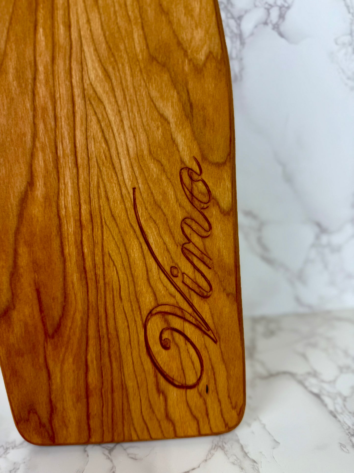 Wine Bottle Charcutrie Board- CherryWood