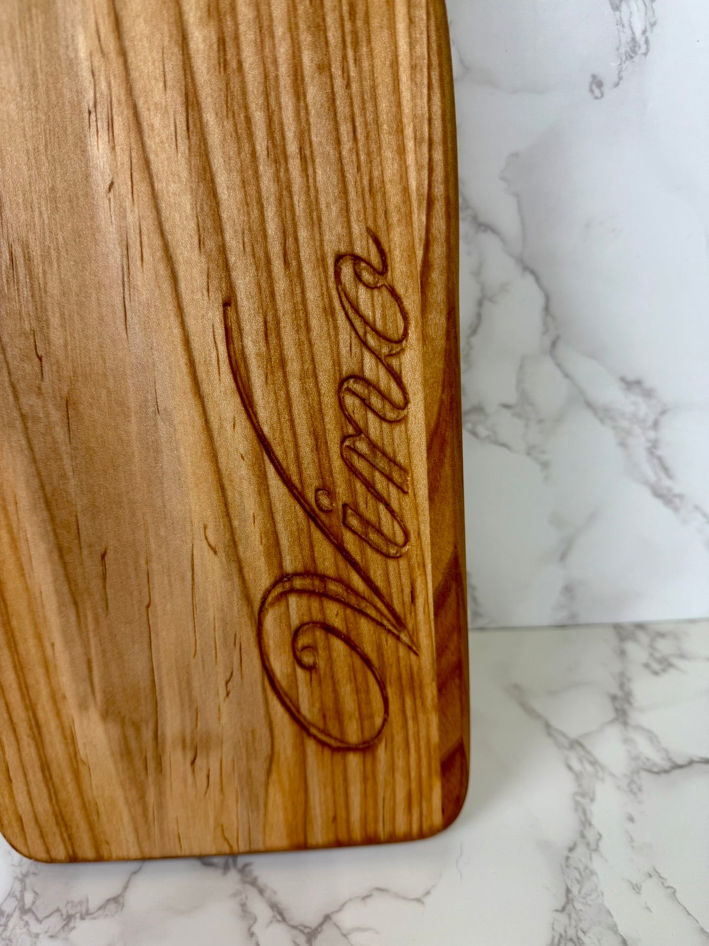 Wine Bottle Charcuterie board- Maple Hardwood