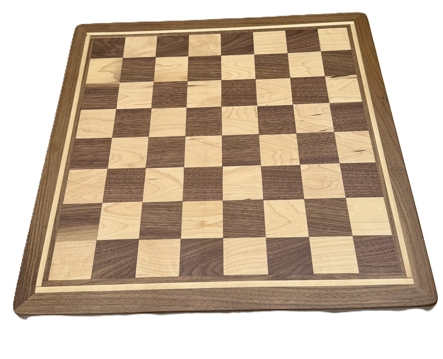 Black Walnut and Maple Chess Board- Handmade